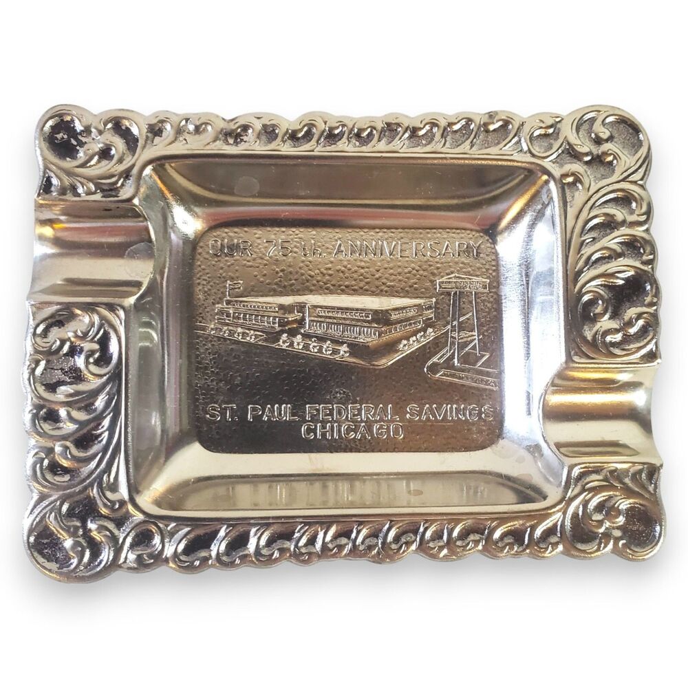 VTG 1964 St Paul Federal Savings Chicago Ashtray